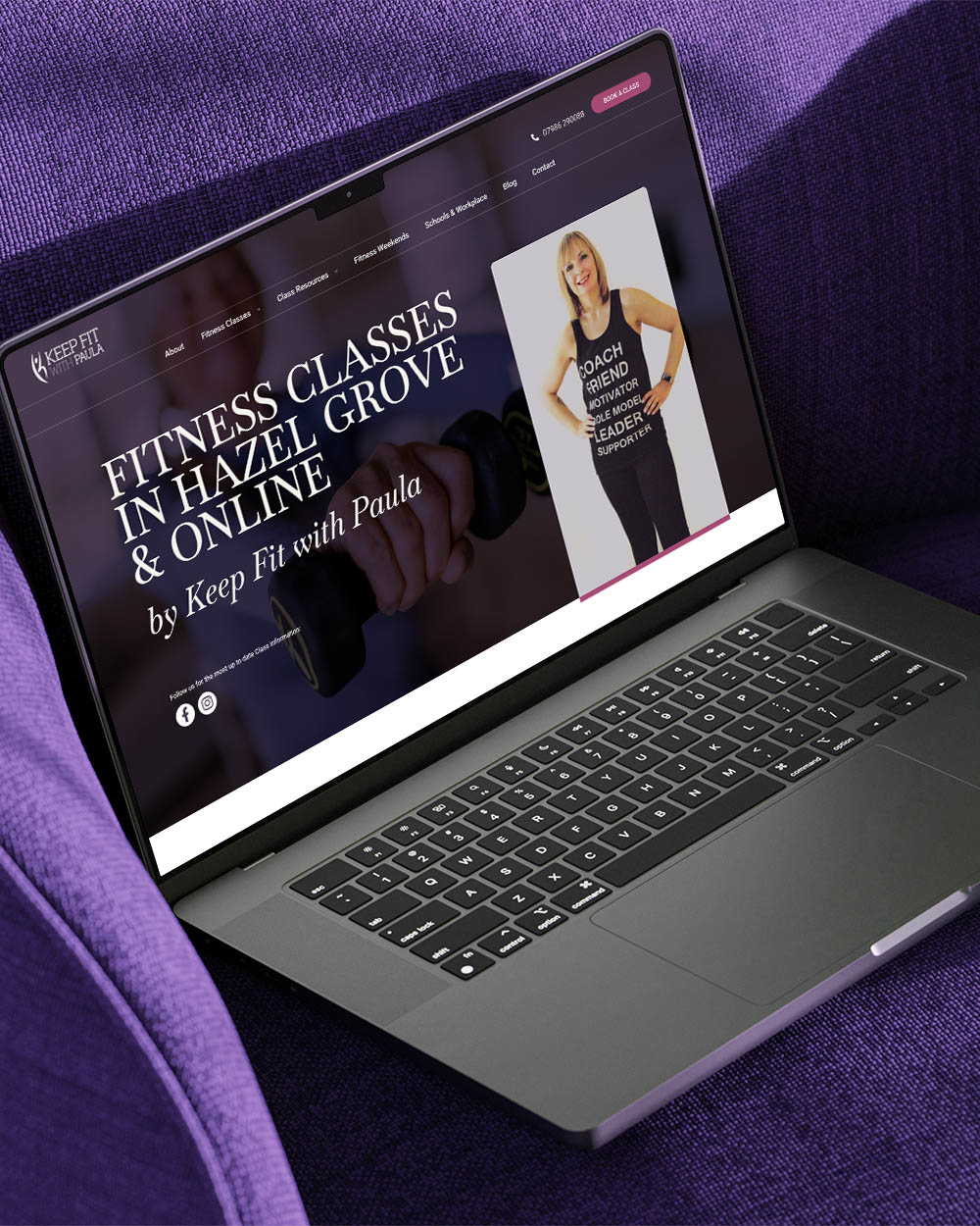 Ambitious Web Design Wilmslow keepfitwithpaula1