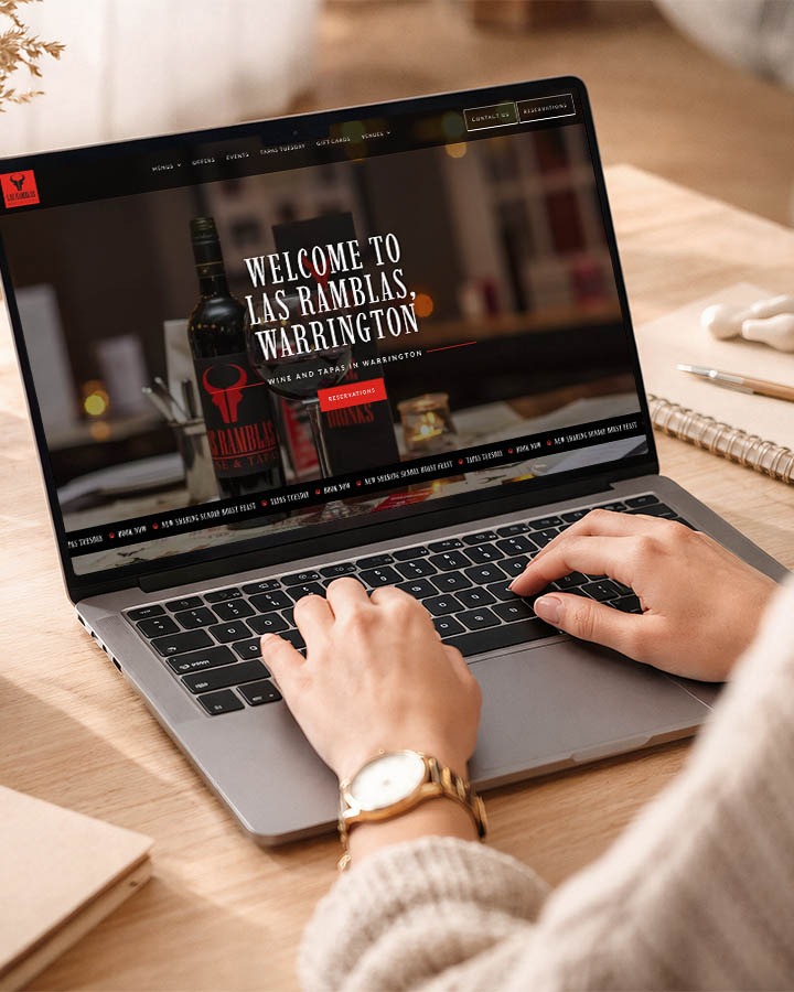 Ambitious Web Design Wilmslow lasramblas1
