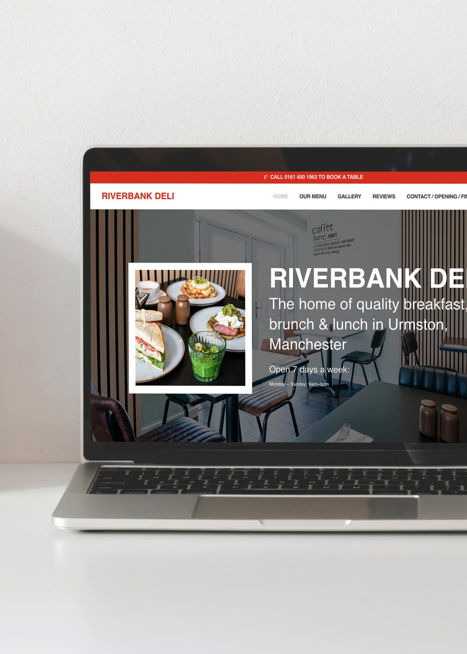Ambitious Web Design Wilmslow home 3 Ambitious Web Design Wilmslow riverbankdeli1