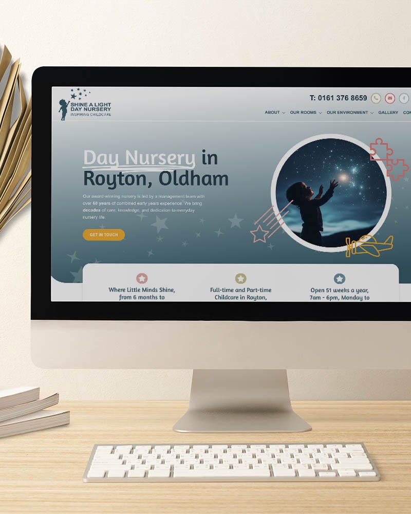 Ambitious Web Design Wilmslow shinealight1